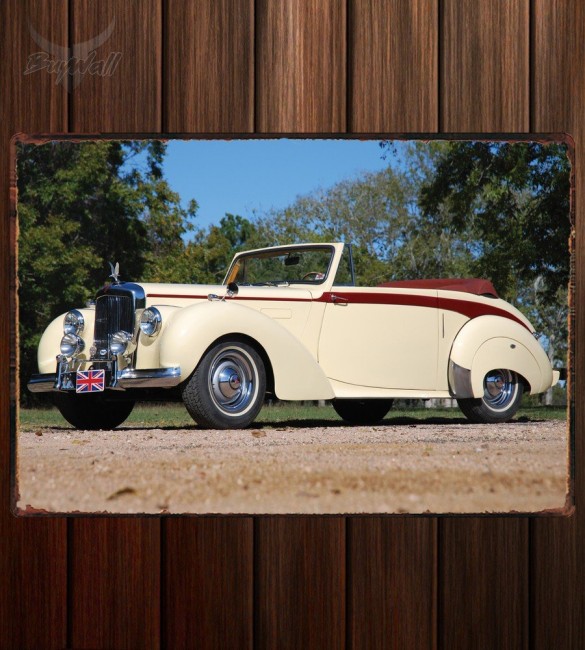 Металлическая табличка Alvis TA21 Drophead Coupe Металлическая табличка Alvis TA21 Drophead Coupe